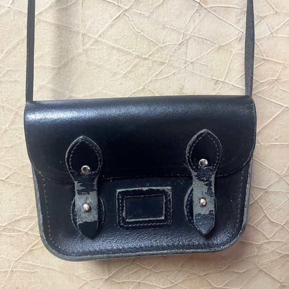 The Cambridge Satchel Company "The Tiny" Crossbody  Black - Picture 1 of 5